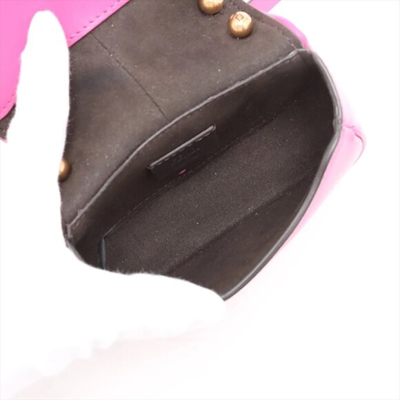 👜 Fendi C’Mon Nano Leather Shoulder Bag Pink 7AS219 - Picture 6 of 10